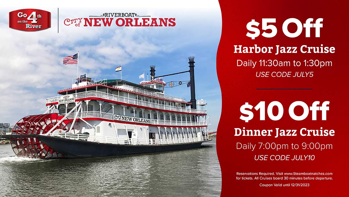 Steamboat Natchez Coupon Promotion